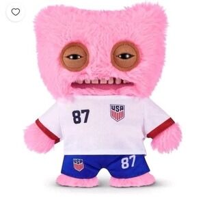 ZURU Fuggler x US Soccer USA Pink Monster Plush Button Eyes Walmart NIB